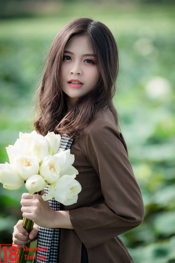 Gái Xinh Quê Mặc áo Bà Ba (9)