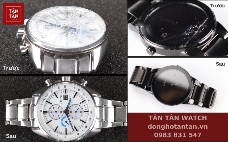 Thay kính đồng hồ tại Tân Tân