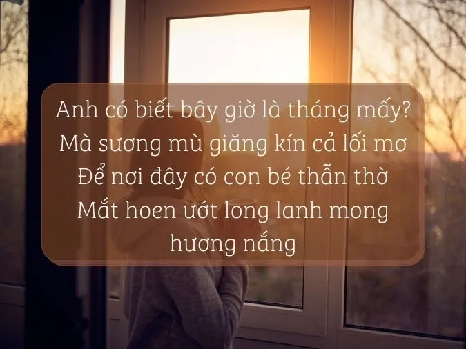 Tuyển tập những bài thơ buồn một mình chứa đầy tâm trạng 7