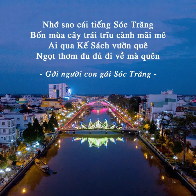 Top những bài thơ Sóc Trăng, ca dao tục ngữ về Sóc Trăng hay nhất 4