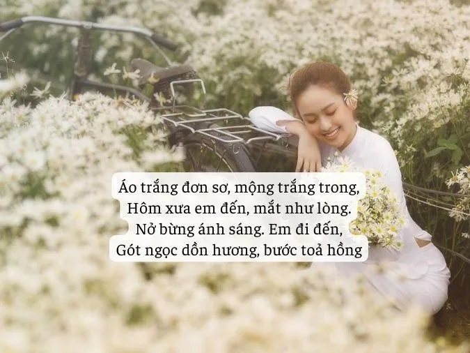 Những bài thơ về màu trắng hay nhất 3