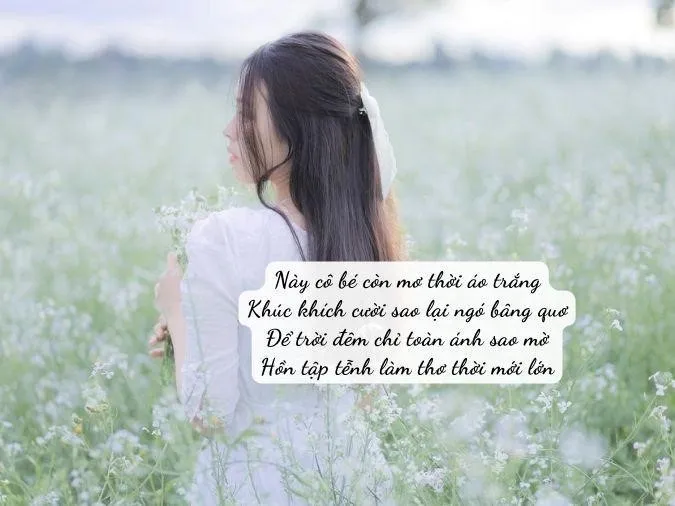 Những bài thơ về màu trắng hay nhất 4