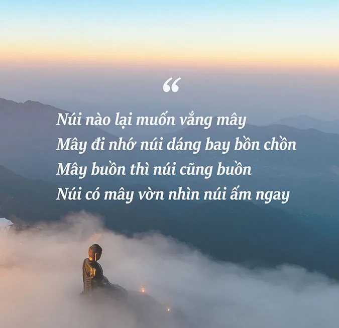 Những bài thơ về mây trời, núi, gió và biển 3