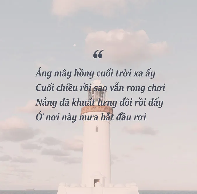 Những bài thơ về mây trời, núi, gió và biển 6