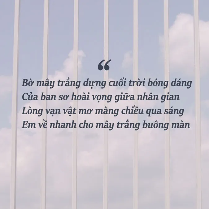 Thả hồn phiêu lãng với 35 bài thơ về mây hay và lãng mạn
