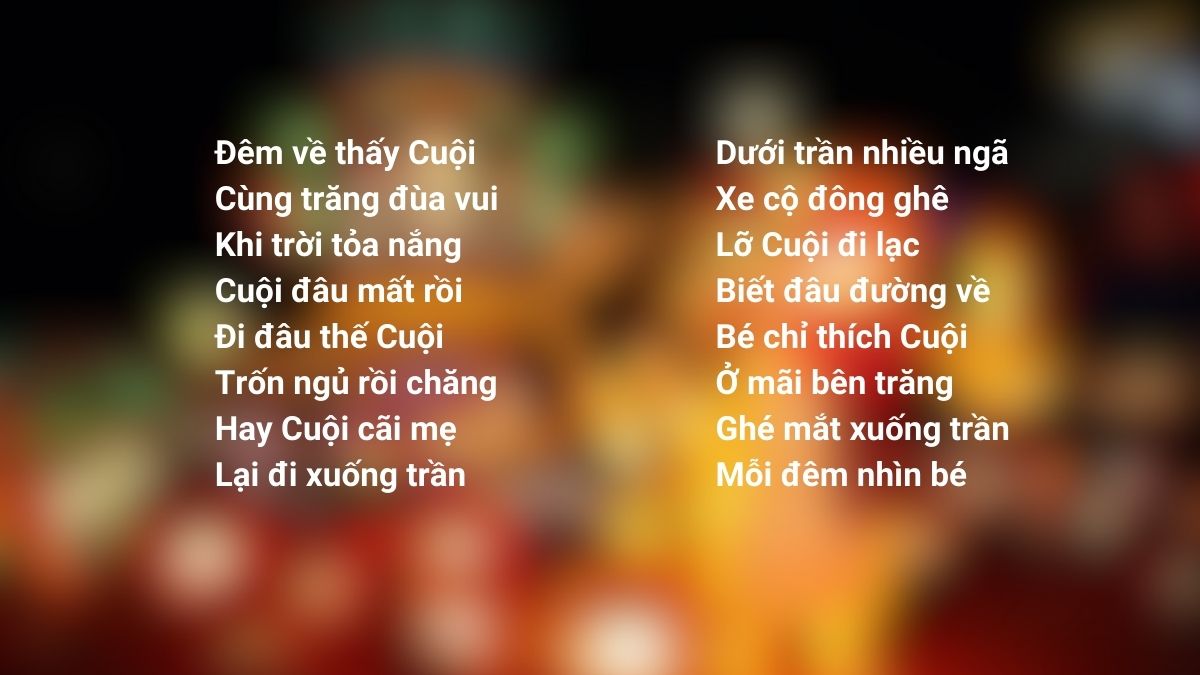 Thơ về Tết Trung thu ấn tượng
