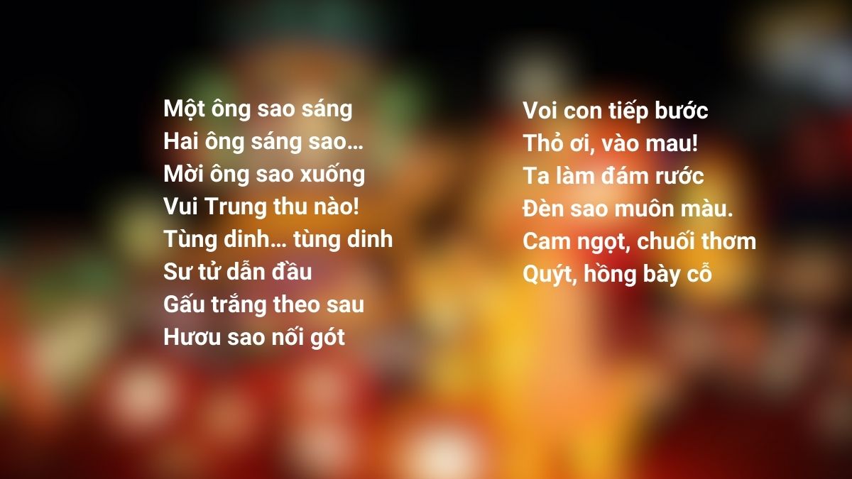 Thơ hay về Tết Trung thu
