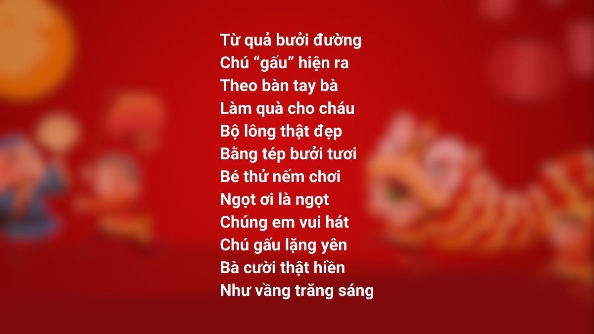 Thơ Tết Trung thu độc đáo