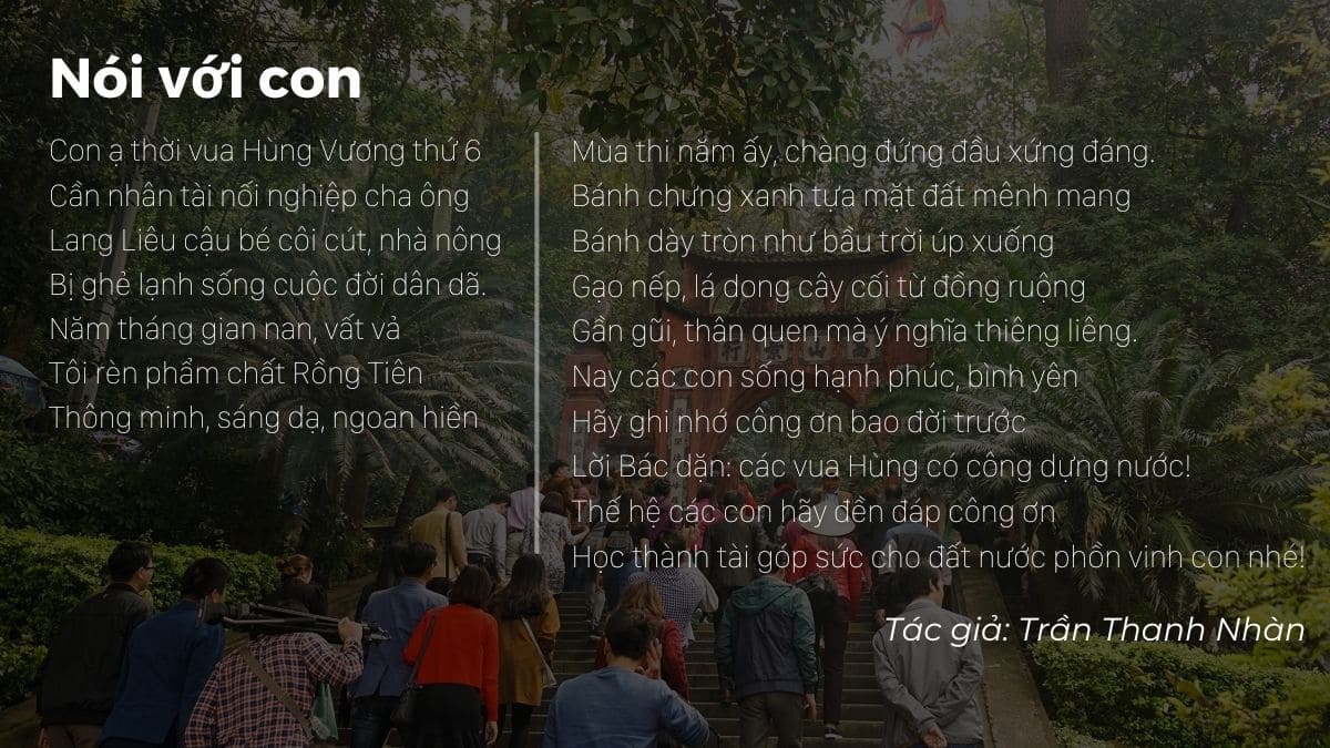 Nói với con
