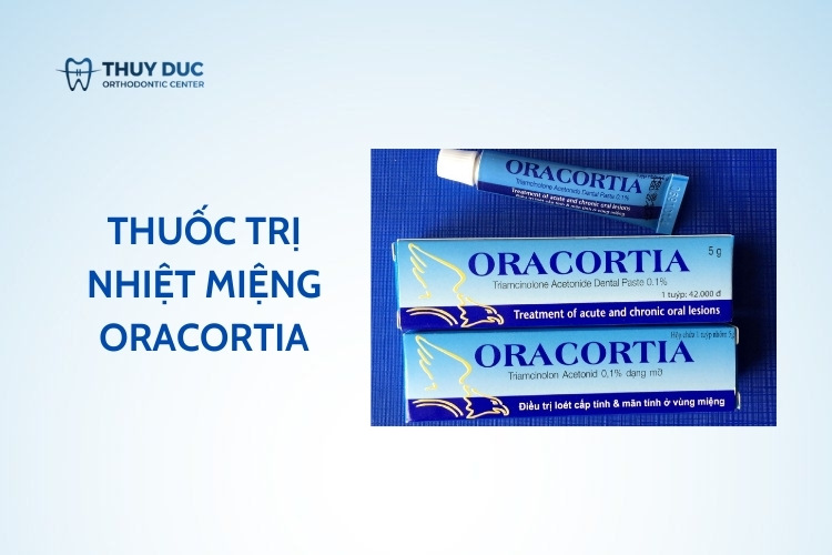 Thuốc nhiệt miệng màu xanh Oracortia – cách dùng, lưu ý