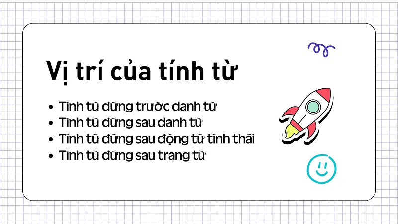 Tính từ trong Tiếng Anh (Adjectives): Khái niệm và cách dùng tính từ
