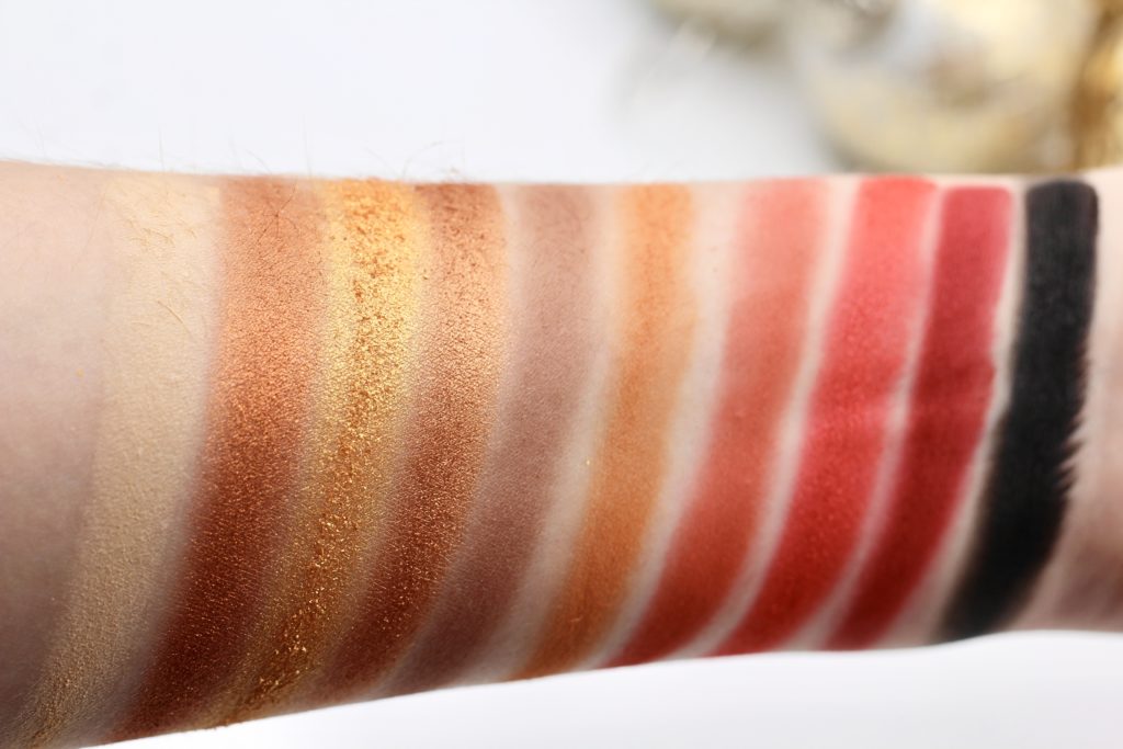 Violet Voss Oh Snap! Gingerbread Eyeshadow Palette swatches