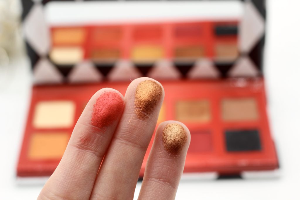 Violet Voss Oh Snap! Gingerbread Eyeshadow Palette swatches