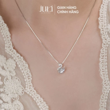 Vòng cổ Thiên Nga bạc Ý nguyên chất - phong cách Châu Âu VC10 JULI, giá 387.000₫