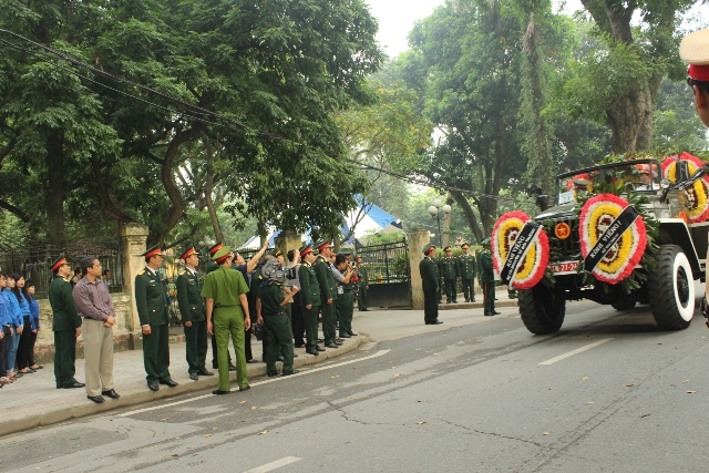 Vĩnh biệt Đại tướng về nơi an giấc ngàn thu