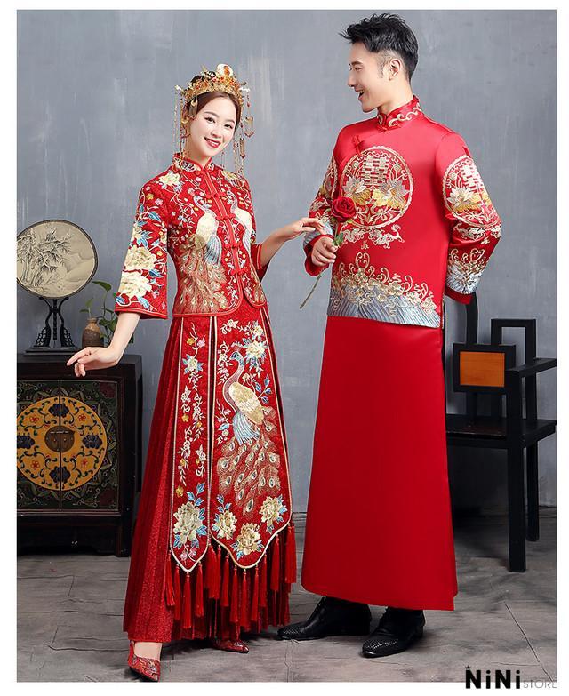 Đẹp Ngất Ngây với 8 bộ váy cưới cổ trang Trung Quốc Top Trend