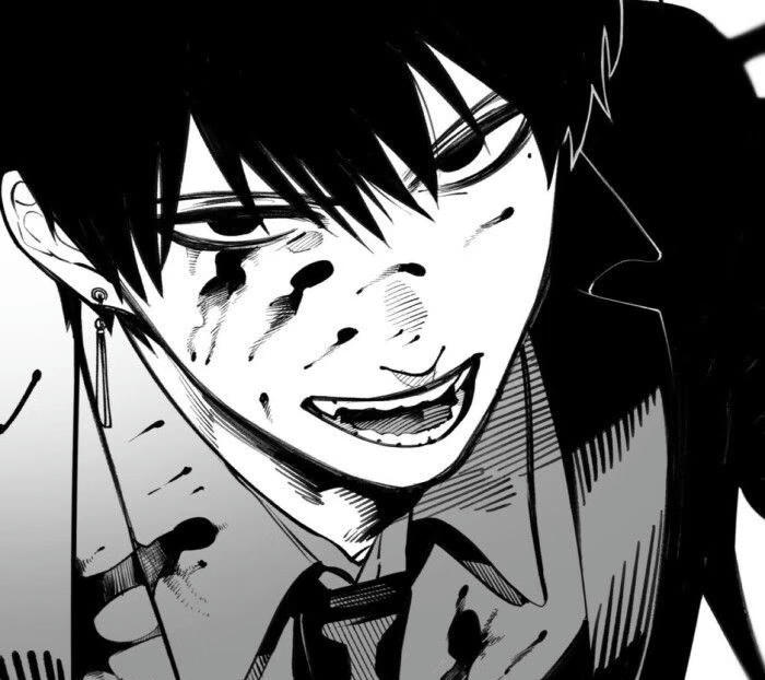 hình ảnh anime nam trắng đen bóng tối