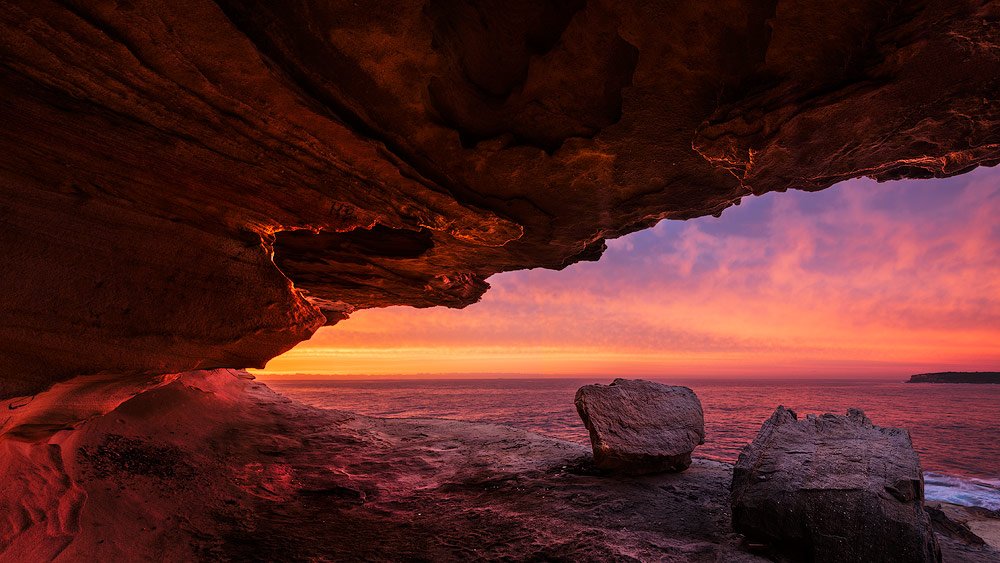 hdr-sunrise-cave