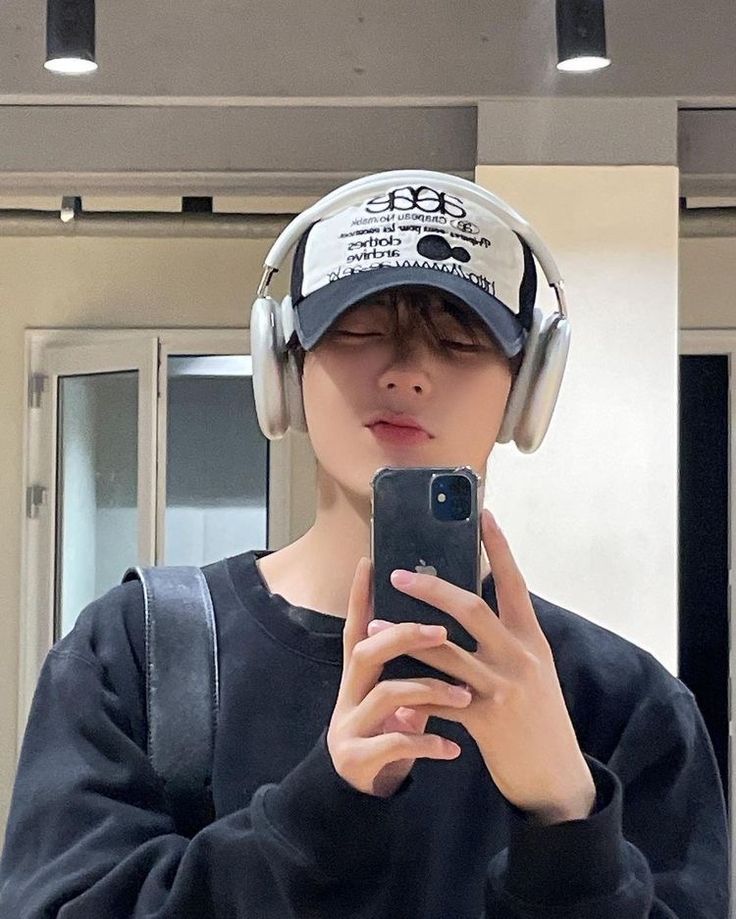 selfie trước gương đẹp