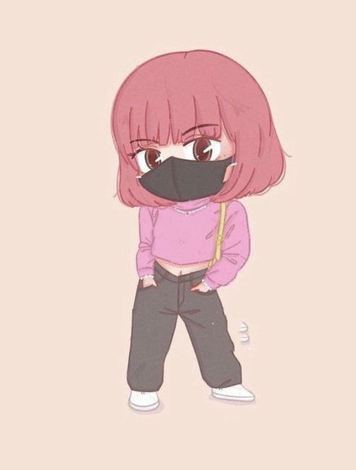 Hình Jisoo BLACKPINK cute phiên bản chibi