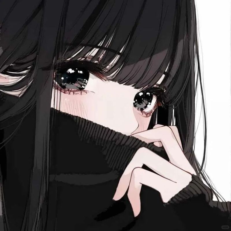 avatar ảnh cho nữ che mặt ngầu anime