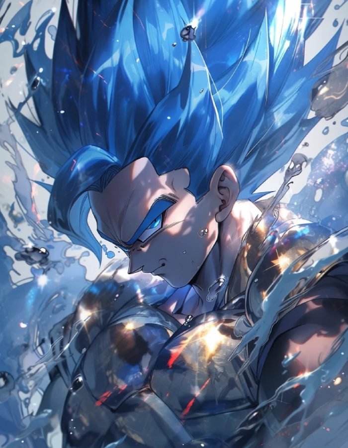 sức mạnh của tộc saiyan ảnh Vegeta chiến binh
