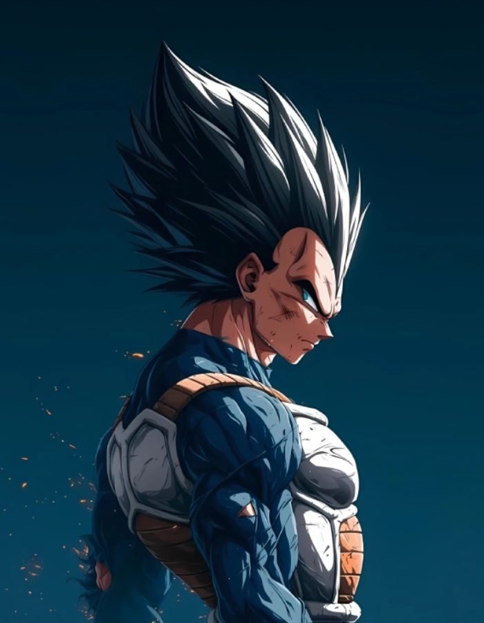 ý chí chiến đấu mãnh liệt ảnh Vegeta