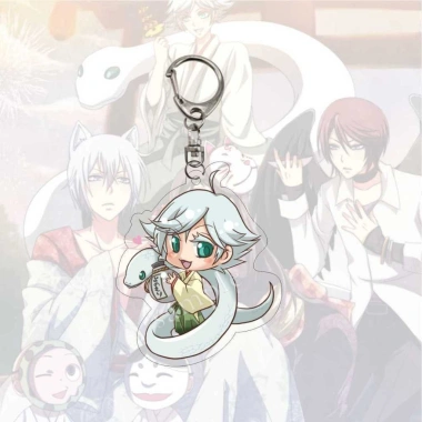 Móc khóa chibi anime Thổ thần tập sự phụ kiện túi xách balo móc khoá bằng chất liệu arcrylic trong suốt