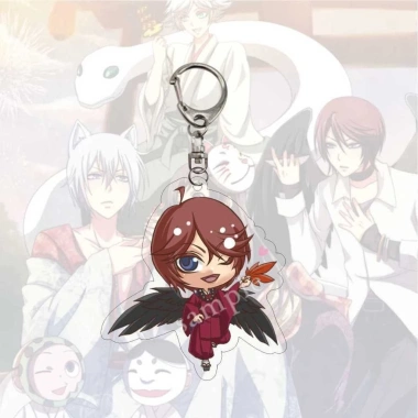 Móc khóa chibi anime Thổ thần tập sự phụ kiện túi xách balo móc khoá bằng chất liệu arcrylic trong suốt