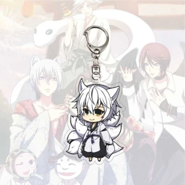 Móc khóa chibi anime Thổ thần tập sự phụ kiện túi xách balo móc khoá bằng chất liệu arcrylic trong suốt