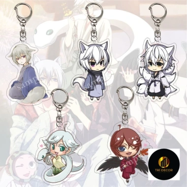 Móc khóa chibi anime Thổ thần tập sự phụ kiện túi xách balo móc khoá bằng chất liệu arcrylic trong suốt