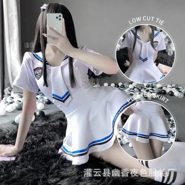 Hình ảnh sản phẩm Đồ Ngủ Nữ Sinh Anime Quyến Rũ CP010 - Cosplay Sexy Học Sinh Giá Chỉ 92000đ