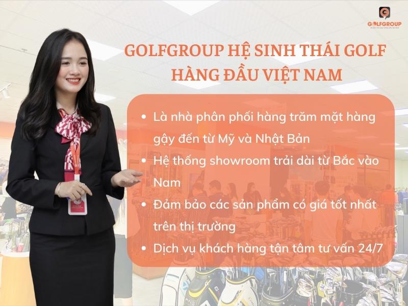 GolfGroup cam kết mang đến cho golfer những lựa chọn chuẩn nhất