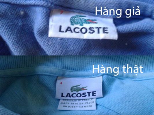 Áo thun cá sấu – Cách phân biệt áo thun cá sấu lacoste chính hãng