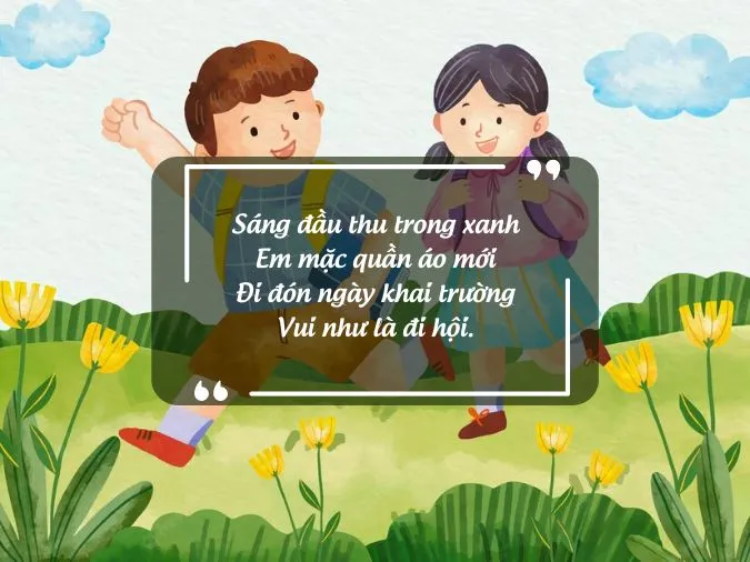 30+ bài thơ về ngày khai giảng chào đón năm học mới