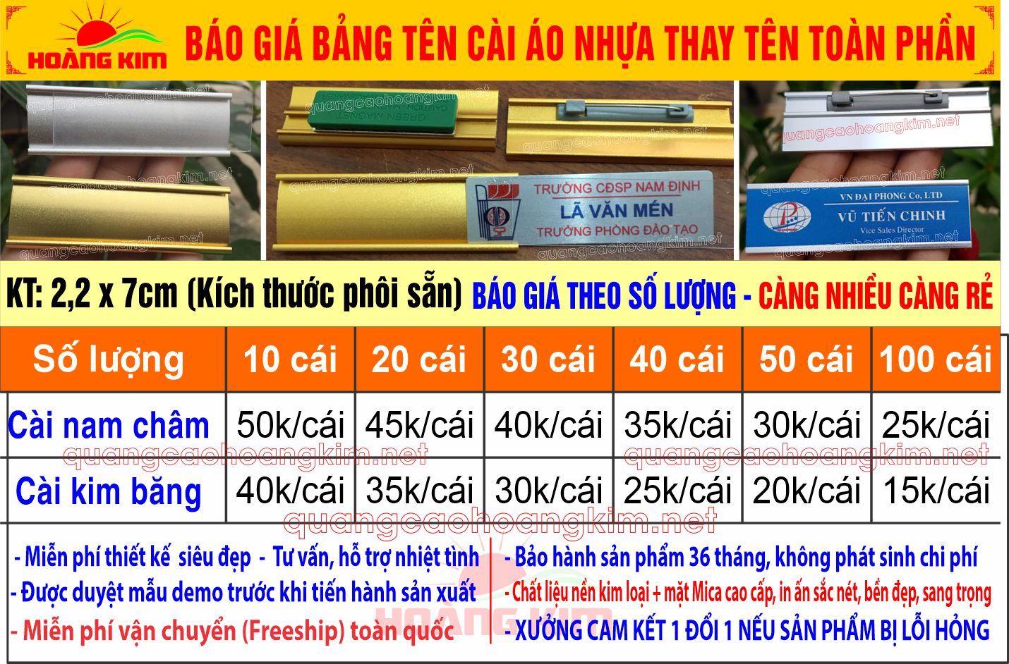 10 bao gia bang ten cai ao nhua thay ten toan phan - 299 MẪU THẺ TÊN NHÂN VIÊN THAY TÊN BỀN ĐẸP, GIÁ RẺ