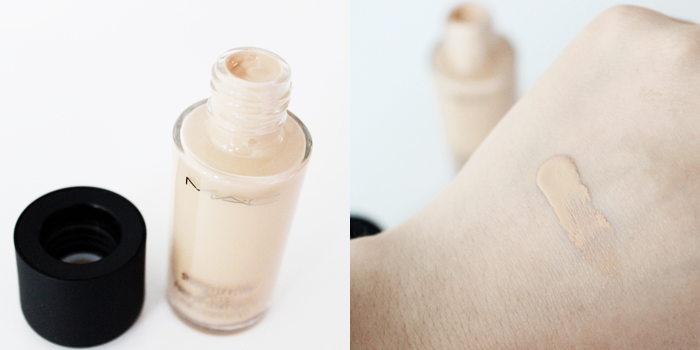 MAC Studio Fix Fluid Foundation NC20 swatch