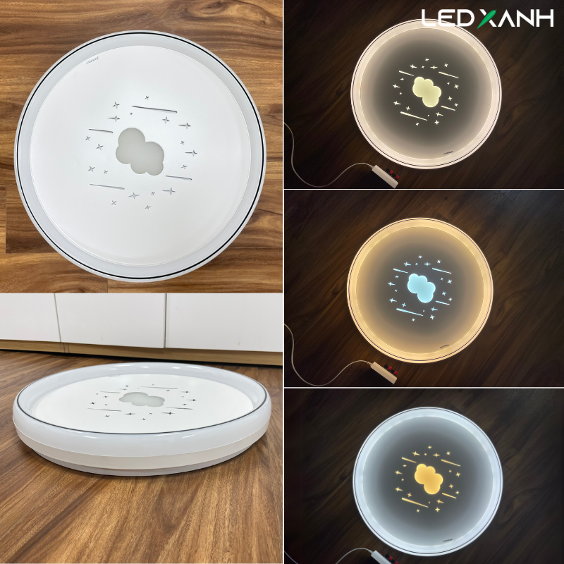 Đèn LED ốp trần Sky ánh sáng đổi màu - Kosoom