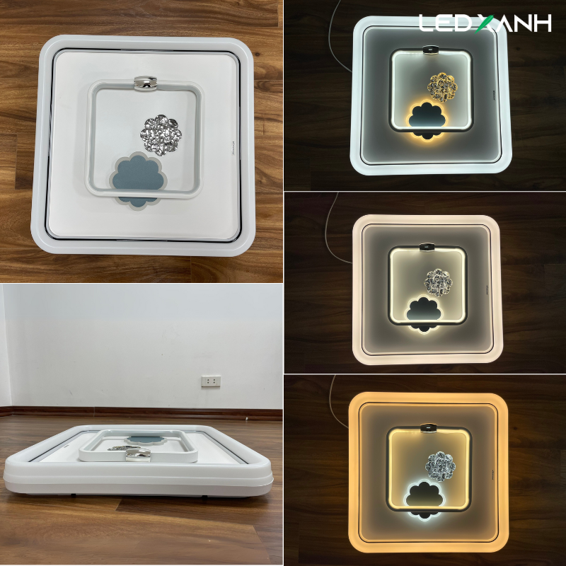 Đèn LED ốp trần Sky ánh sáng đổi màu - Kosoom