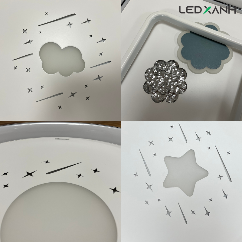 Đèn LED ốp trần Sky ánh sáng đổi màu - Kosoom