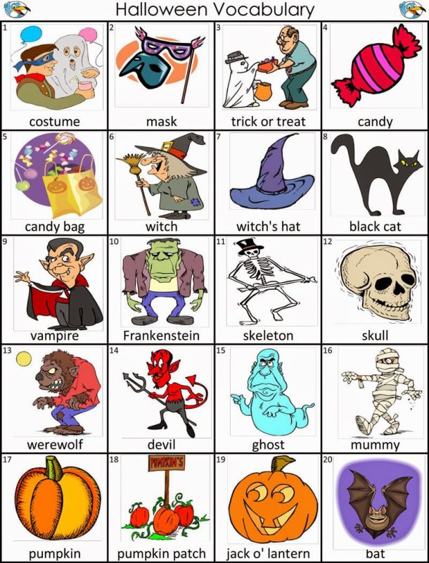 Từ vựng về chủ đề ngày Halloween