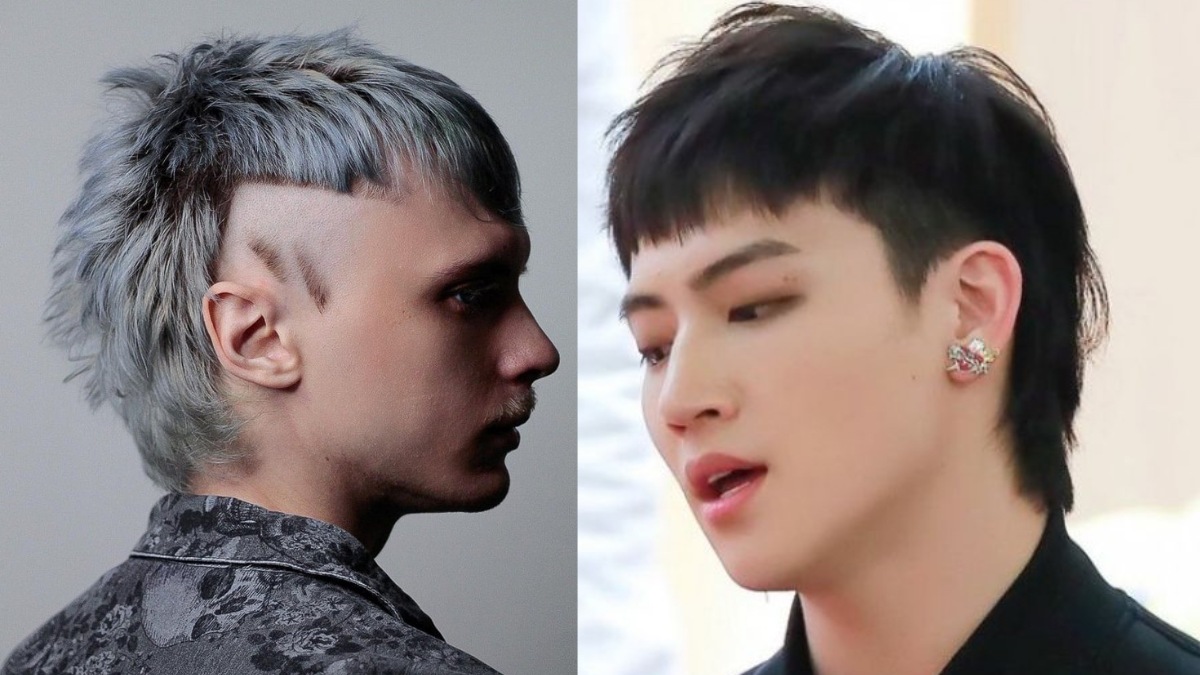 Tóc phù hợp với mặt dài nam Mullet