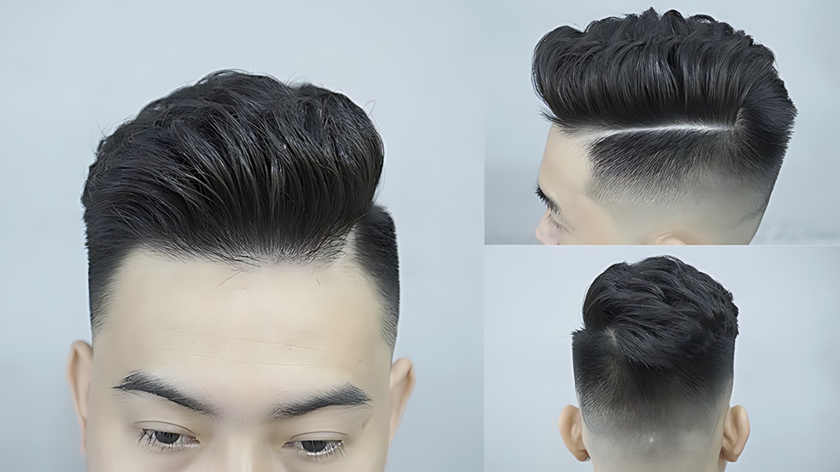 Tóc phù hợp với mặt dài nam Undercut