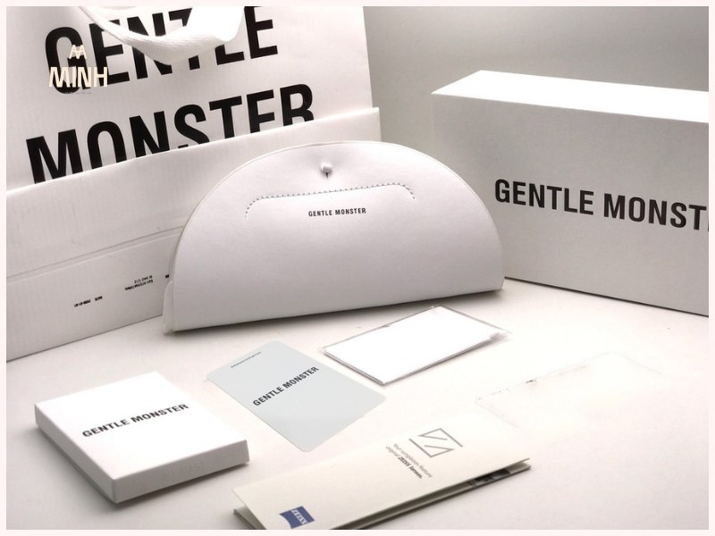 Kính Gentle Monster có hộp và túi giấy kèm theo