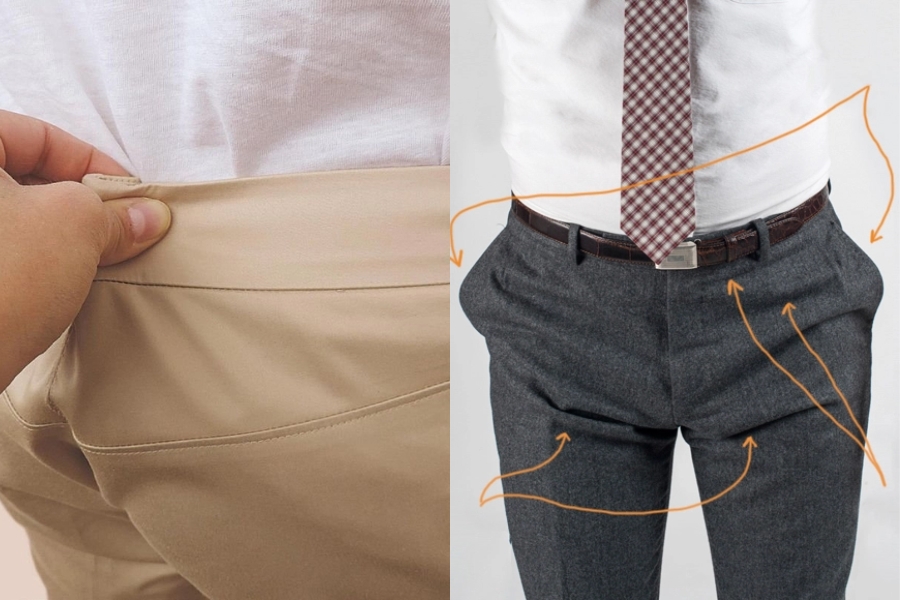 4+ mẹo xử lý quần tây rộng tại nhà cấp tốc cực nhanh và đơn giản