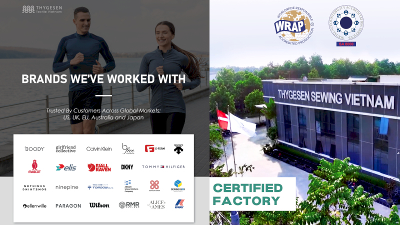Thygesen Textile Vietnam is an ethical clothing manufacturer work with global brands