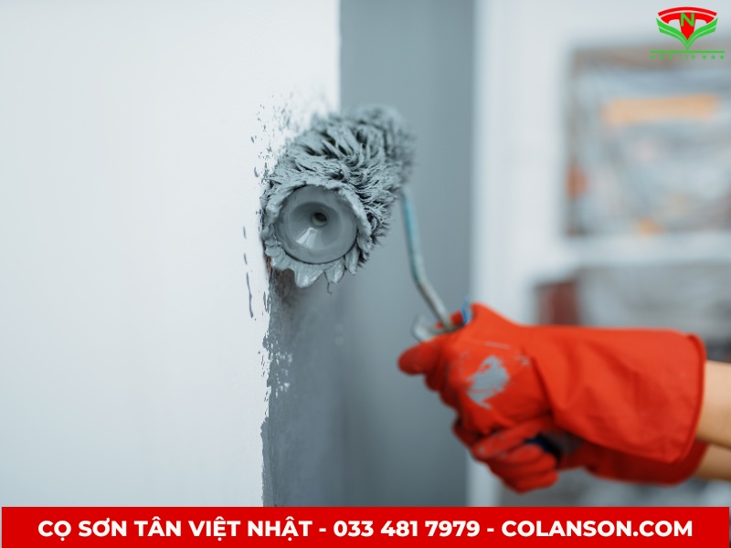 con lăn sơn dầu