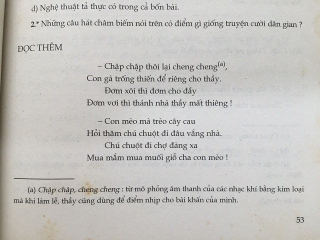 Cảm nhận mới về bài đồng dao “Mèo – Chuột”