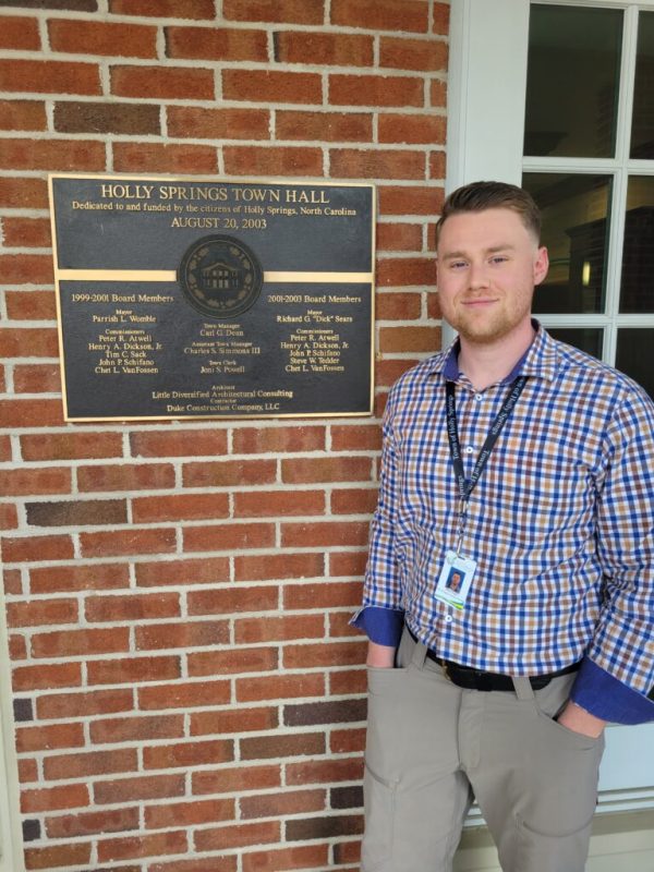 UNC MPA student Shane Digan shifts interests from city planning to local government management in new opportunity with the Town of Holly Springs