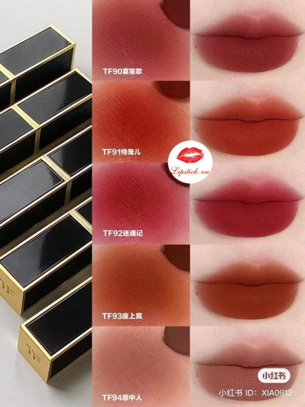 Son Tom Ford 91 Lucky Star Màu Đỏ Cam Gạch